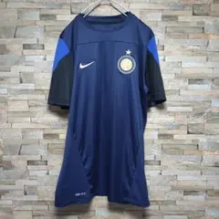 NIKE ナイキ インテルミラノ トレーニングウェア 半袖 ネイビー TシャツL