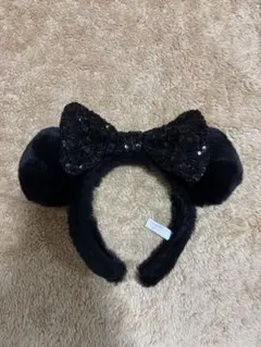 ディズニー ミニー カチューシャ ブラック