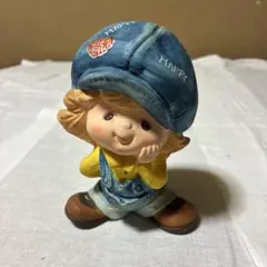 貯金箱 置物 デニムハットの子供