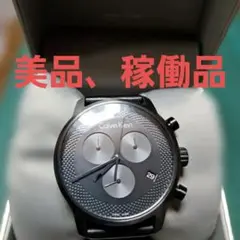 美品、カルバンクライン、クロノグラフ腕時計