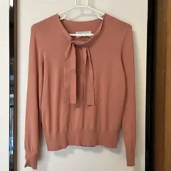 ROPÉ PICNIC リボン付き長袖ニット 38 春服
