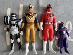 戦隊ヒーローフィギュア 4体セット