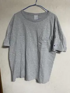 Champion T1011 ポケットTシャツ グレー XL