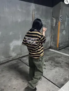 NINETYNINE PUTHISM ストライプTシャツ