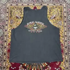 00s バイクウィーク　デイトナ　イーグル　ファイヤーパターン　ドクロ　タンク