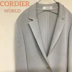 CORDIER コルディア　ワールド　ビンテージ風　ジャージ素材　ジャケット