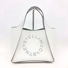 【美品】ステラマッカートニー ステラロゴ トートバッグ 2WAY ギャランティ付