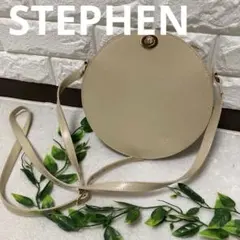 【美品】STEPHEN ステファン 本革 サークルバッグ ライトベージュのサムネイル