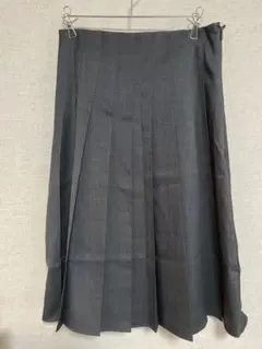 GRL ダークグレー プリーツスカートMサイズ