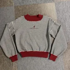 ★KANGOL ストライプ 長袖ニットセーター★