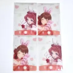 学園アイドルマスター　学マス　GIGO　ノベルティ　クリアカード　咲季　佑芽