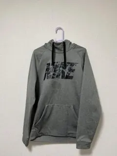 NIKE　フーディー　パーカー　S　ビッグロゴ　モザイク　デザイン　古着コーデ