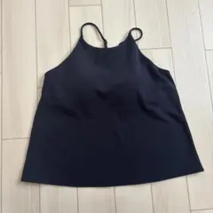 クレープジャージーブラキャミソール　ネイビー　S