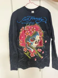 Ed Hardy 長袖カットソー スカル ドラゴン Sサイズのサムネイル