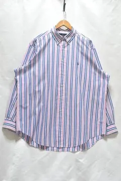 ＠美品 ラルフローレン マルチカラー 長袖ストライプシャツRB51