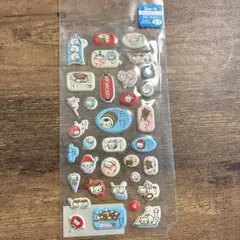 新品・激レア】にゃんにゃんにゃんこ エアインマスコットシール 2枚