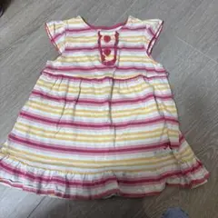 any FAM ボーダー柄ワンピース 110cm