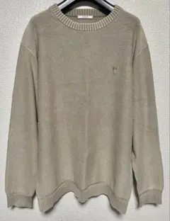 BAYFLOW ベージュ クルーネックセーター