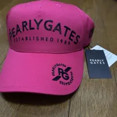 PEARLY GATES ピンクキャップ FR
