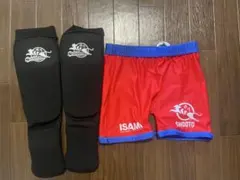 アマチュア修斗　リバーシブルスパッツSHO-7 レガースAST-227セット