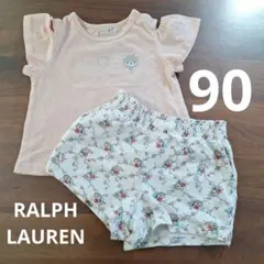 美品★RALPH LAUREN ショートパンツセット 90