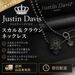 Justin Davis SNJ510 スカル ネックレスのサムネイル