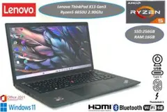 美品 13型 レノボ Thinkpad X13 Gen3 Ryzen5 6世代