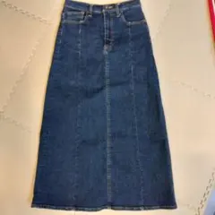 ジーナシス　デニムタイトスカート Fサイズ スリット入り
