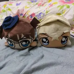 名探偵コナン　寝そべり　LLぬいぐるみ　コナン　安室