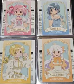 ローソン 魔法少女まどか☆マギカ まどマギ フォト風カード 4点セット
