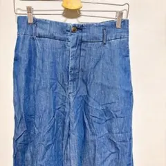 GU デニムパンツ　XL ワイドパンツ 背面ゴム