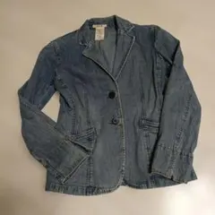 SPB ライトブルー デニムジャケット 古着レディース