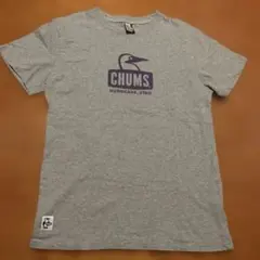 美品！CHUMS チャムス　メンズLサイズ　半袖Tシャツ　グレーのサムネイル