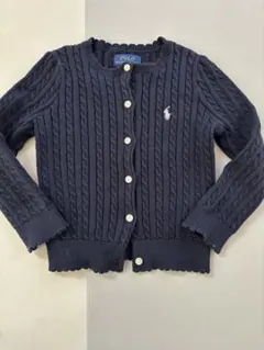Polo Ralph Lauren ネイビー カーディガン 3/3T