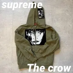 【コムドットやまと着用】シュプリーム The Crow ジップパーカー 黒 L コムドットやまと着用】シュプリーム The Crow ジップパーカー