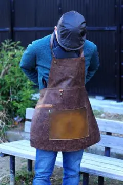 本革　エプロン　美容師向け　DIYバーベキュー　軽量型 本革 エプロン 美容師向け DIYバーベキュー 軽量型 - メルカリ