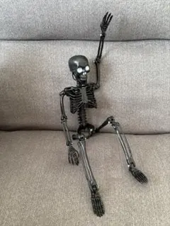 カクカク　ガイコツフィギュアDX　ブラック