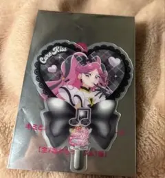 キミとアイドルプリキュア うちわ型クリアカ－ド キュアキッス