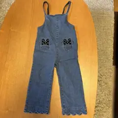 petit main Disneyコラボデニムオーバーオール