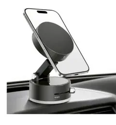スマホホルダー マグネット magsafe 車載 360°自由回転 強力吸盤