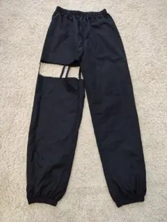 SHEINブラック カットアウトデザイン カーゴパンツ