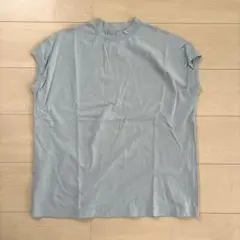 WYTHE ワイス　モックネック　フレンチスリーブ　Tシャツ　くすみカラー