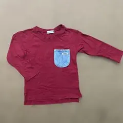 ブランシェス　ロンT サイズ100 RED