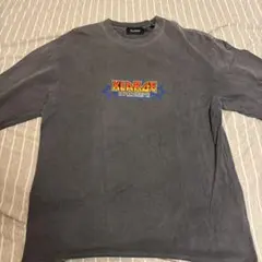 XLARGE ダークグレー 長袖Tシャツ 1991年