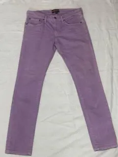 【値下げ】Ralph Lauren RUGBYスキニーパンツ 紫 古着 y2k