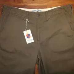新品 ザ・ダファー カラーベーシック チノパンツ メンズ グレー Mサイズ