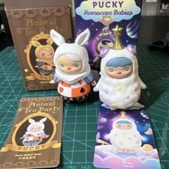 Popmart Pucky Animal Tea Party 2点セット