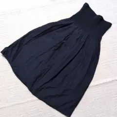 【極美品】INEDイネド リバーシブルスカート ネイビー ストライプ サイズ11