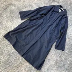 ジャンニロジュディチェ コットンステンカラーコート ロング ネイビー 40