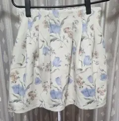 dazzlin 花柄 台形 ミニスカート